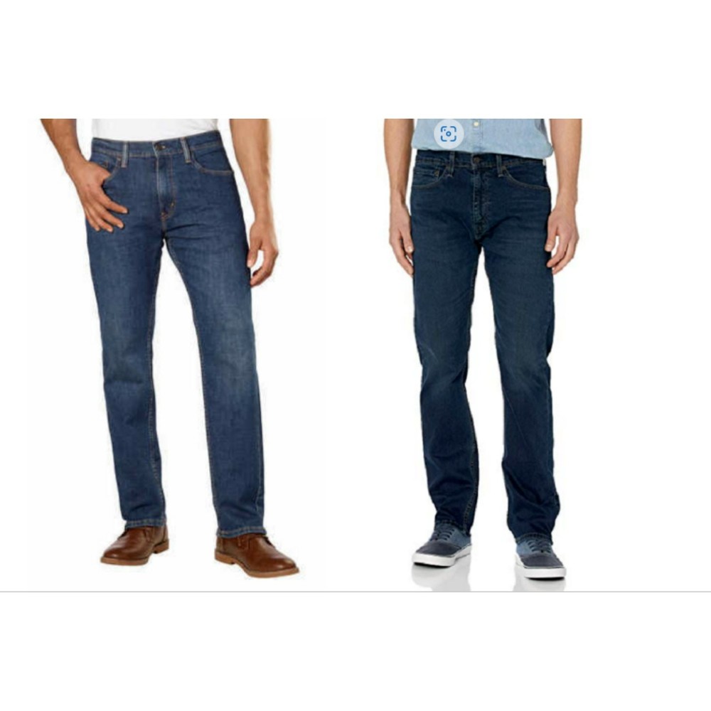 Levi's 505 Men's Denim Blue Straight Leg Jeans Size 31X32 Regular Wash